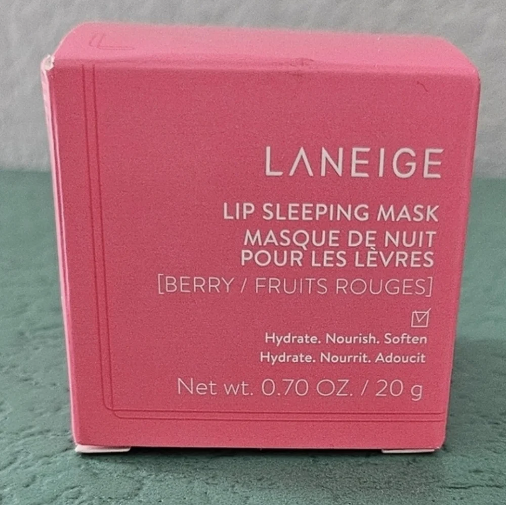 NEW Laneige Lip Sleeping Mask - Berry - 20g Full Size